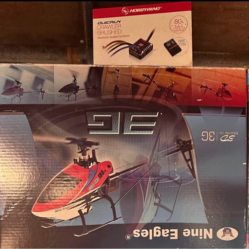 RC lot. Multiple vehicles, helicopters and parts for all. Most vehicles modded.